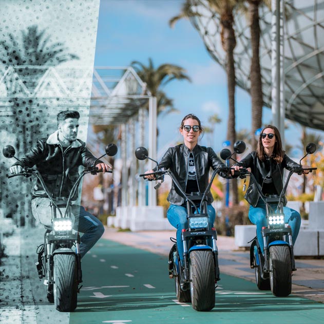 E-SCOOTERS VAN MALLORCA