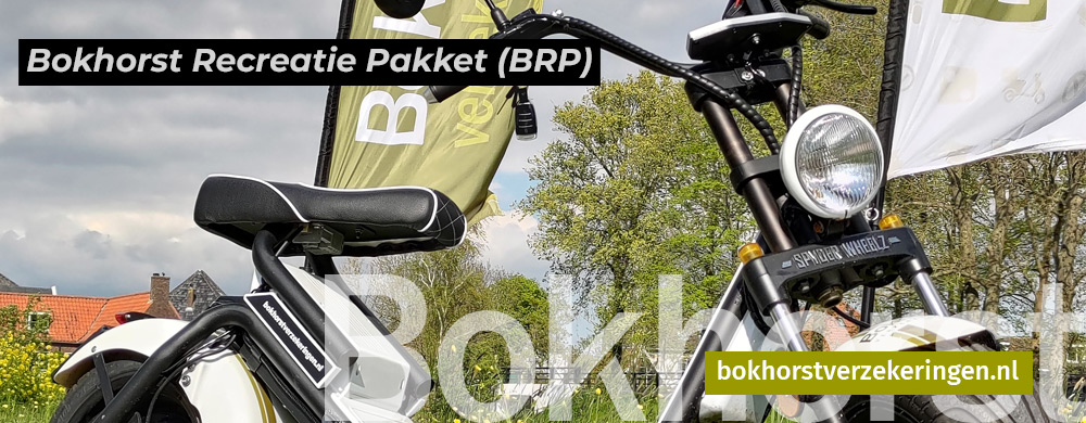 Bokhorst Recreatie Pakket – BRP – Snorfiets, brommer en oldtimer verzekering voor de recreatieverhuur