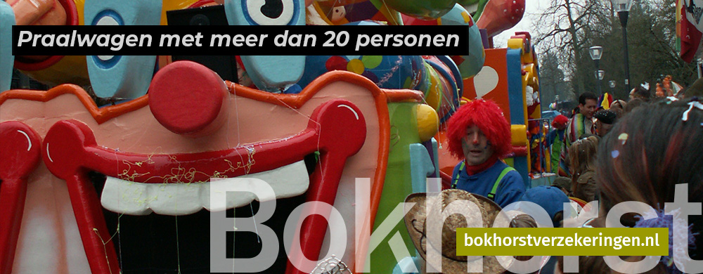 Carnavalsoptochten ook voor meer dan 20 personen!